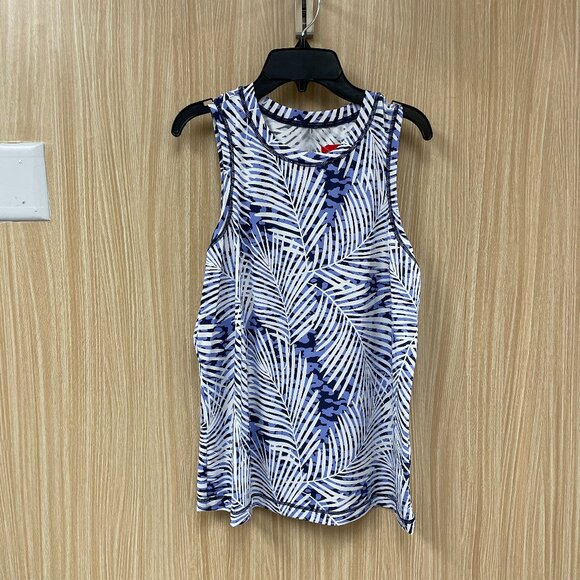 Zuda White Print Tank Top Small - Picture 1 of 5